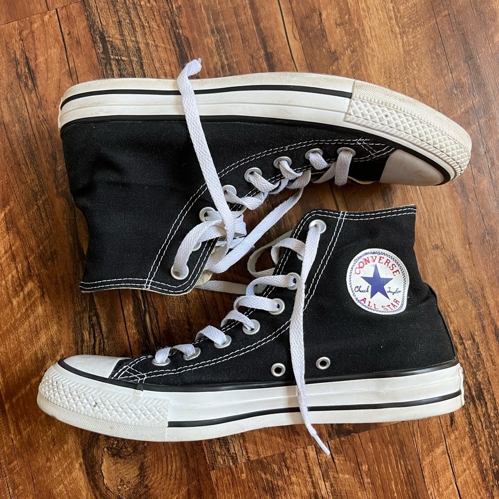 Black High Top Converse